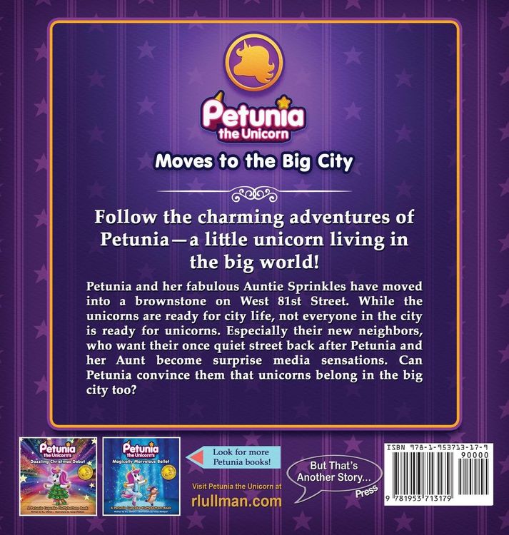 Produktbild: Petunia the Unicorn Moves to the Big City