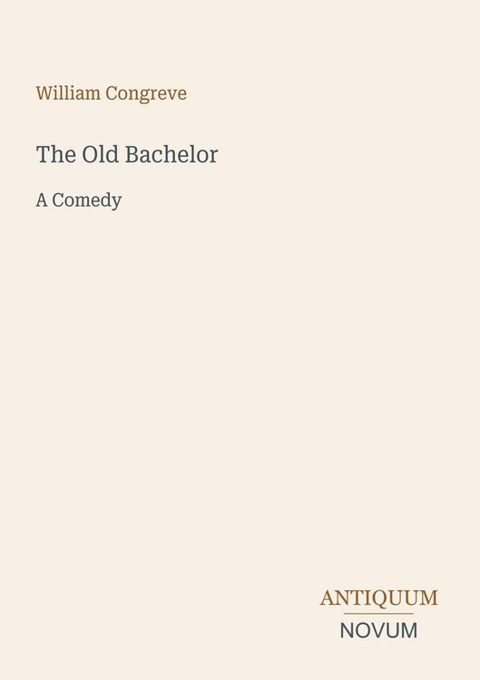 Produktbild: The Old Bachelor