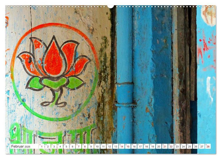 Produktbild: Kalkutta Altstadt Kolkata Oldtown (hochwertiger Premium Wandkalender 2026 DIN A2 quer), Kunstdruck in Hochglanz