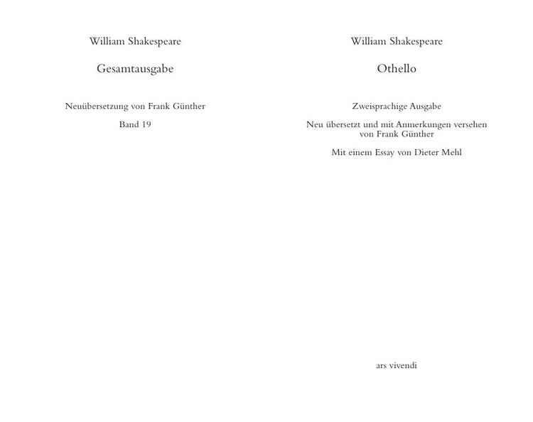 Produktbild: Othello / Othello - zweisprachige Ausgabe