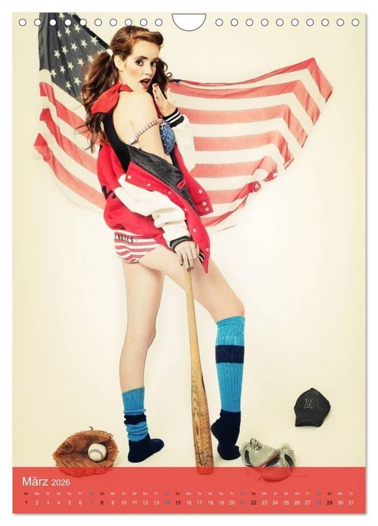 Produktbild: PinUp Girls 50er Jahre (Wandkalender 2026 DIN A4 hoch), CALVENDO Monatskalender