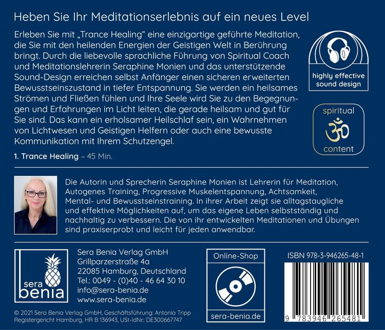 Produktbild: Trance Healing | Mit Heilenergie aus der Geistigen Welt die Selbstheilungskr&auml;fte aktivieren | gef&uuml;hrte Meditation | Engel-Meditation | Heilmeditation