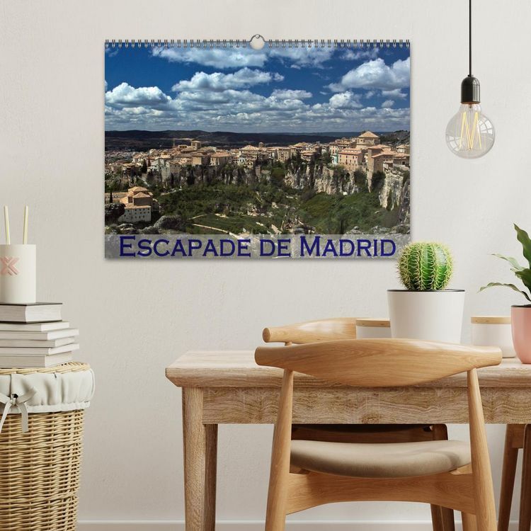 Produktbild: Escapade de Madrid (Calendrier mural 2026 DIN A3 vertical), CALVENDO calendrier mensuel