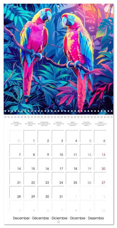 Produktbild: Animals - Jungle life (Wall Calendar 2026 12 &times; 12 Inch) CALVENDO 12 Month Wall Calendar