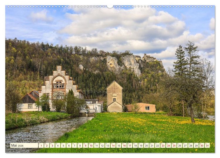Produktbild: Impressionen aus dem Oberen Donautal (hochwertiger Premium Wandkalender 2026 DIN A2 quer), Kunstdruck in Hochglanz