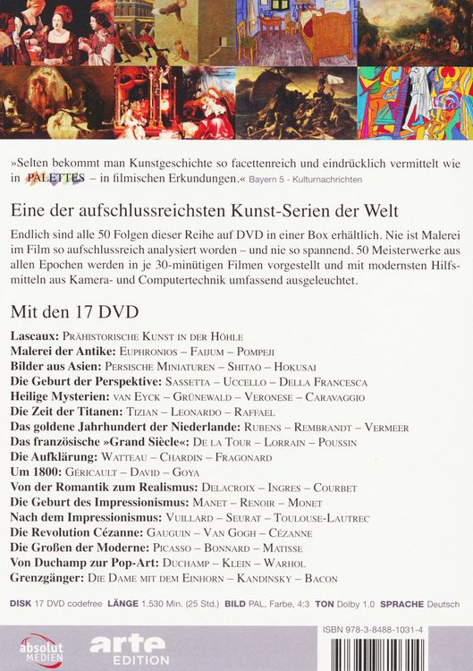 Produktbild: Palettes - Alle 50 Folgen 1-17 [17 DVDs]