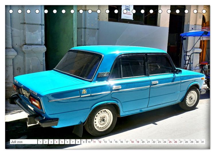 Produktbild: LADA-1600 - Russlands popul&auml;rstes Automobil (Tischkalender 2026 DIN A5 quer), CALVENDO Monatskalender
