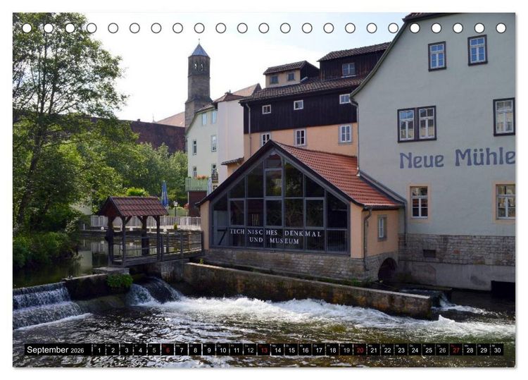 Produktbild: Willkommen in ERFURT (Tischkalender 2026 DIN A5 quer), CALVENDO Monatskalender