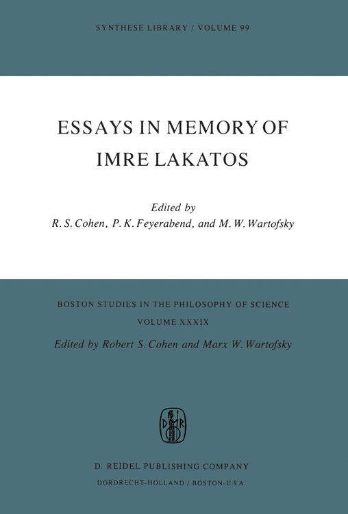 Produktbild: Essays in Memory of Imre Lakatos