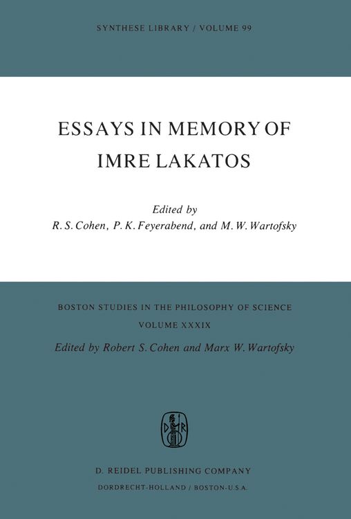 Produktbild: Essays in Memory of Imre Lakatos