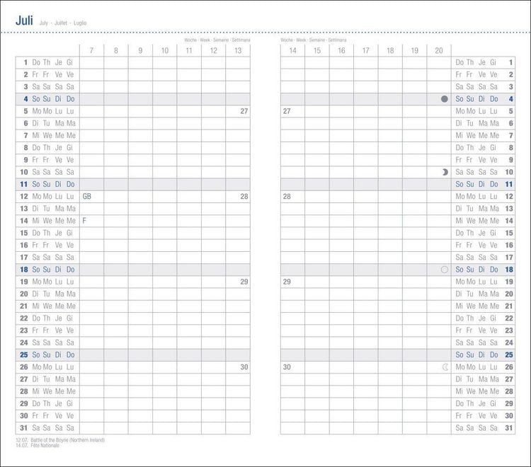 Produktbild: Monats-Taschenkalender, schwarz 2027