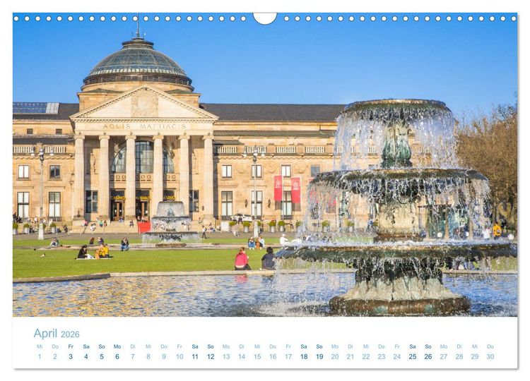 Produktbild: Daheim in Wiesbaden (Wandkalender 2026 DIN A3 quer), CALVENDO Monatskalender