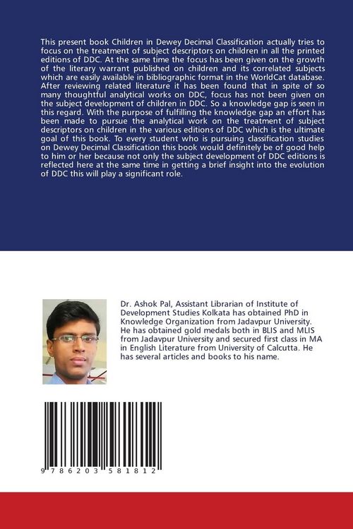 Produktbild: Children in Dewey Decimal Classification
