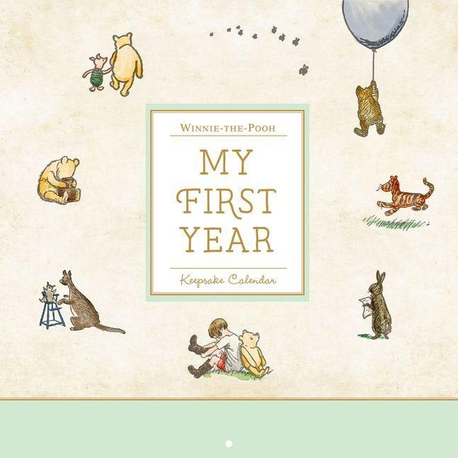 Produktbild: Winnie-The-Pooh a First Year Calendar (13-Month with 75 Stickers)