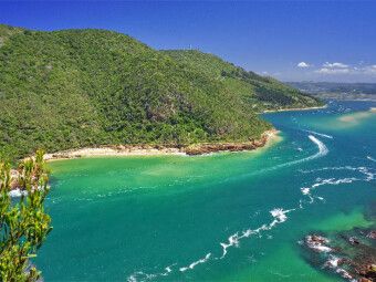 Produktbild: CALVENDO Puzzle Knysna-Lagoon - Landschaft an der Garden-Route in S&uuml;d-Afrika | 1000 Teile Lege-Gr&ouml;&szlig;e 64x48cm Foto-Puzzle f&uuml;r gl&uuml;ckliche Stunden