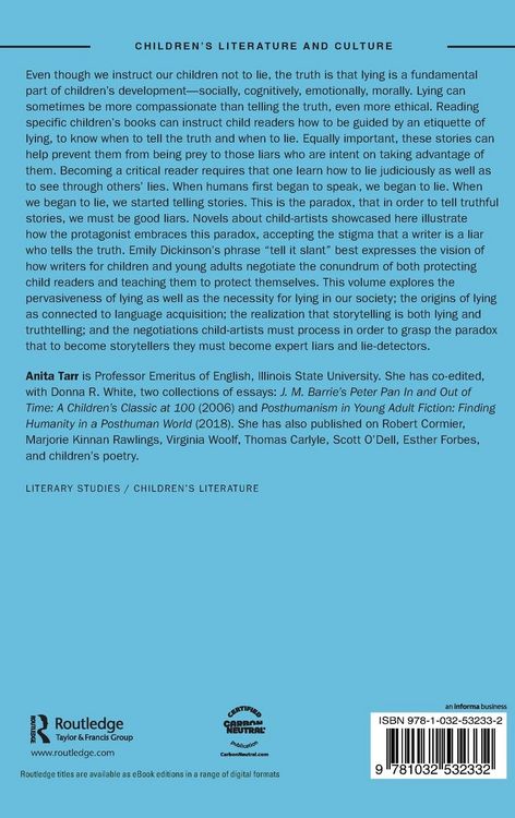 Produktbild: Lying, Truthtelling, and Storytelling in Children's and Young Adult Literature