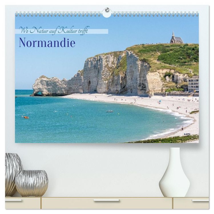 Produktbild: Normandie &ndash; Wo Natur auf Kultur trifft (hochwertiger Premium Wandkalender 2027 DIN A2 quer), Kunstdruck in Hochglanz