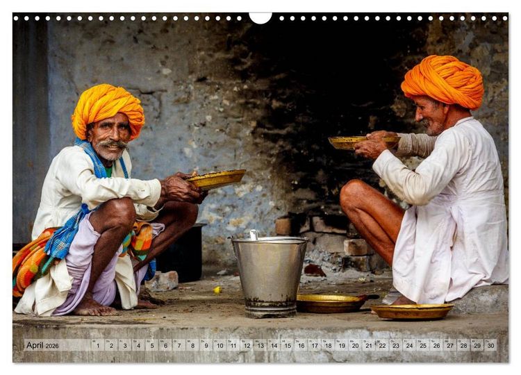 Produktbild: Alltag in Indien (Wandkalender 2026 DIN A3 quer), CALVENDO Monatskalender