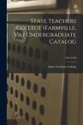Produktbild: State Teachers College (Farmville, Va.) Undergraduate Catalog; 1941-1942