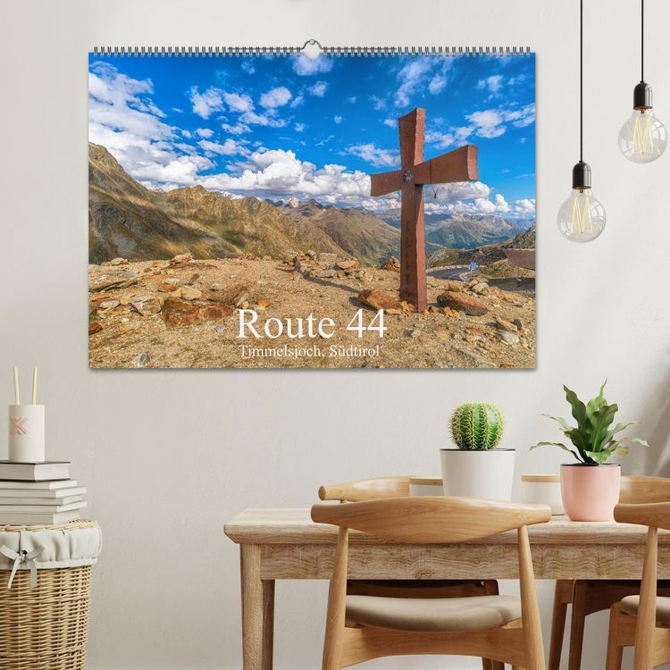 Produktbild: Route 44. Timmelsjoch, S&uuml;dtirol (Wandkalender 2026 DIN A2 quer), CALVENDO Monatskalender