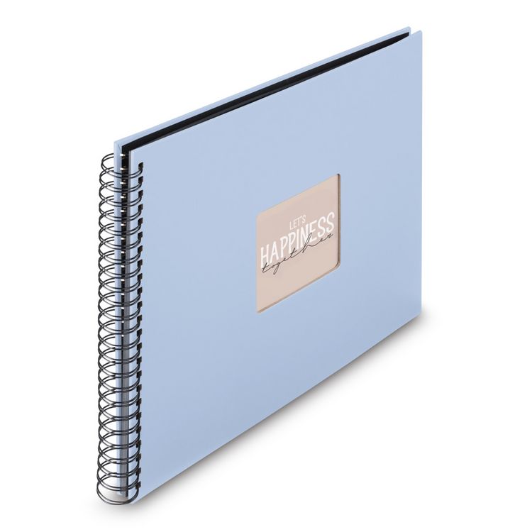 Produktbild: Hama Spiral Album Fine Art lagune 36x32cm 50 schwarze Seiten