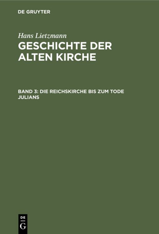 Produktbild: Die Reichskirche bis zum Tode Julians