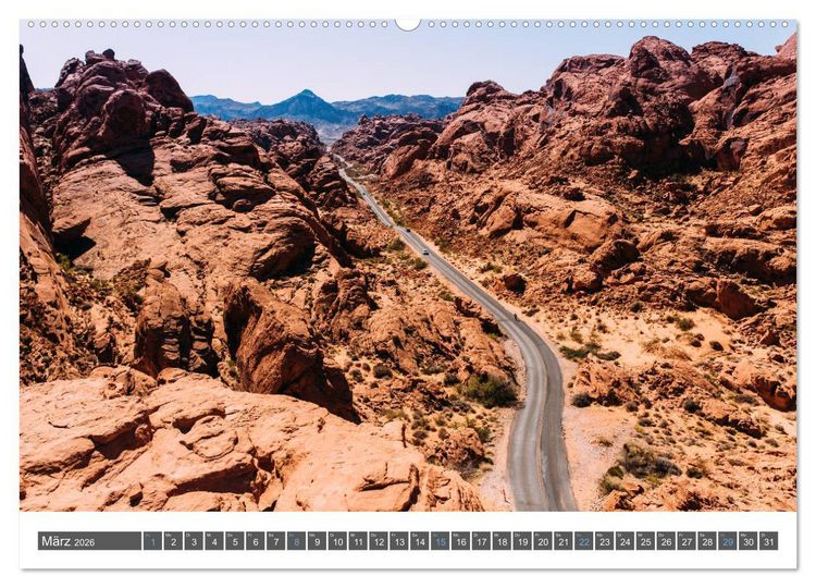 Produktbild: Der Westen der USA (hochwertiger Premium Wandkalender 2026 DIN A2 quer), Kunstdruck in Hochglanz