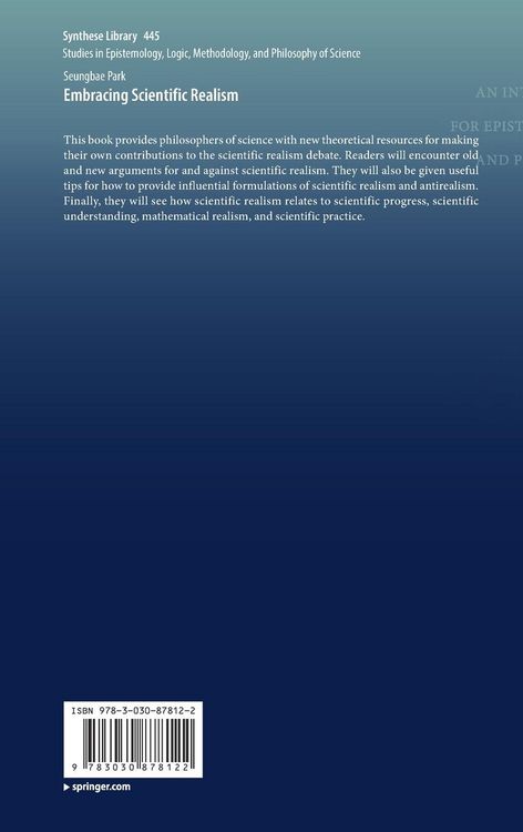 Produktbild: Embracing Scientific Realism