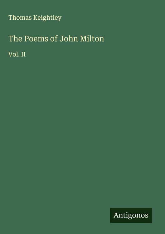 Produktbild: The Poems of John Milton