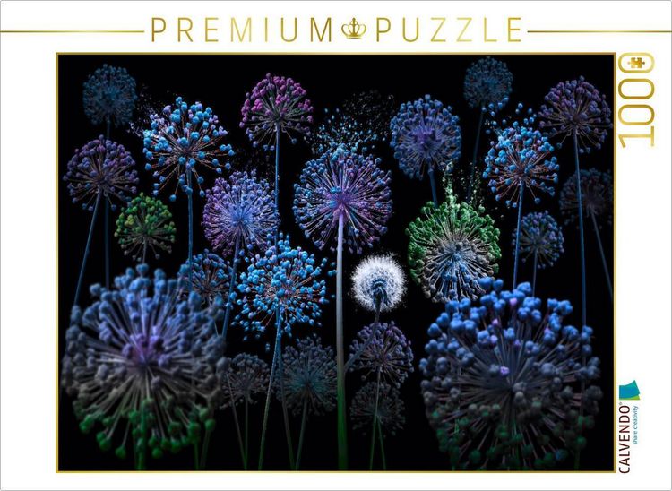 Produktbild: CALVENDO Puzzle Allium fantasia | 1000 Teile Lege-Gr&ouml;&szlig;e 64x48cm Foto-Puzzle f&uuml;r gl&uuml;ckliche Stunden