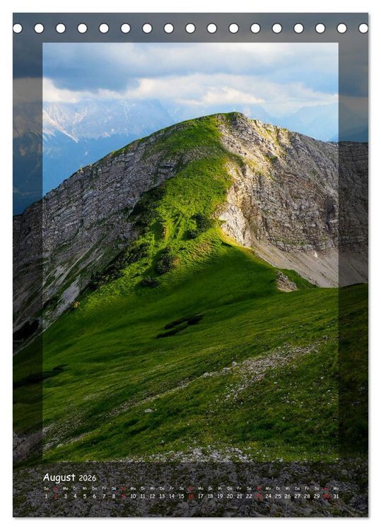 Produktbild: Bergwelten Wandkalender (Tischkalender 2026 DIN A5 hoch), CALVENDO Monatskalender