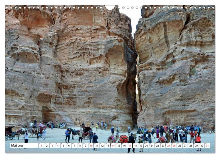 Produktbild: JORDANIEN, Faszination Nahost (Wandkalender 2026 DIN A3 quer), CALVENDO Monatskalender
