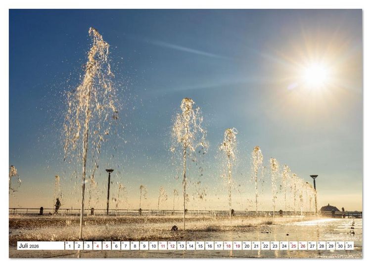 Produktbild: Travem&uuml;nde &ndash; Wo das Meer atmet (Wandkalender 2026 DIN A2 quer), CALVENDO Monatskalender