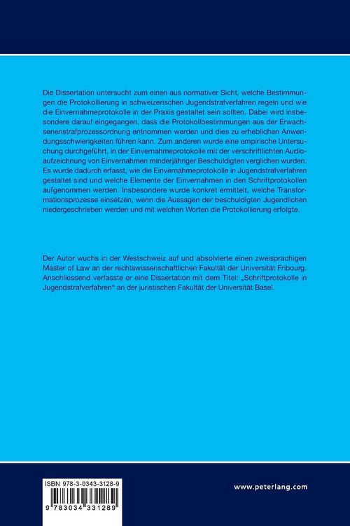 Produktbild: Schriftprotokolle in Jugendstrafverfahren