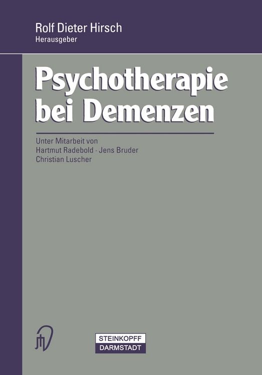 Produktbild: Psychotherapie bei Demenzen