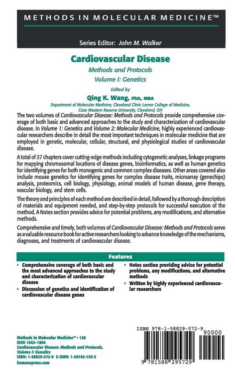 Produktbild: Cardiovascular Disease, Volume 1