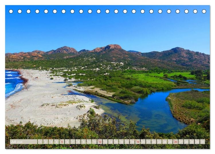 Produktbild: Korsika - Wandern zu den Naturwundern (Tischkalender 2026 DIN A5 quer), CALVENDO Monatskalender
