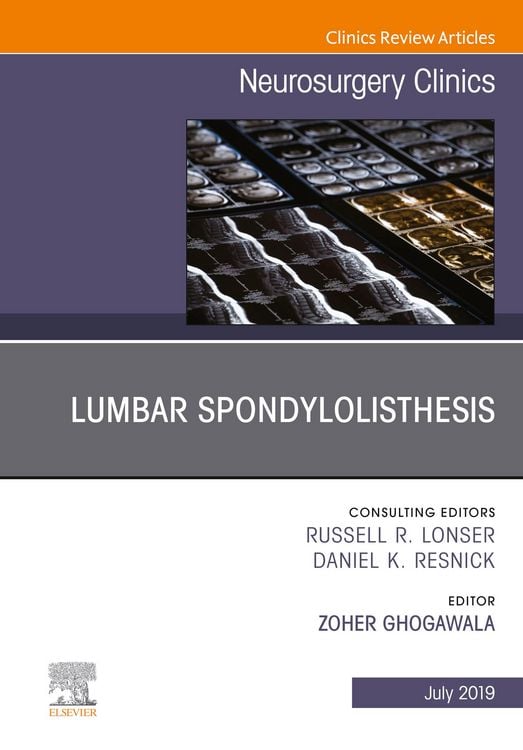 Produktbild: Lumbar Spondylolisthesis, An Issue of Neurosurgery Clinics of North America, Ebook