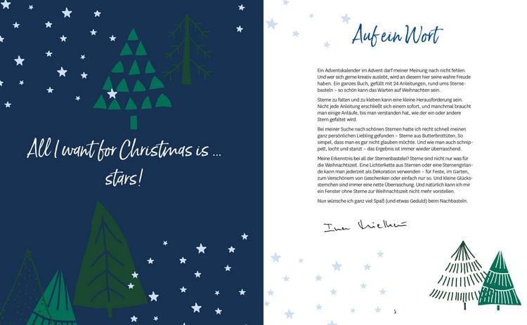 Produktbild: Adventskalender Weihnachtssterne