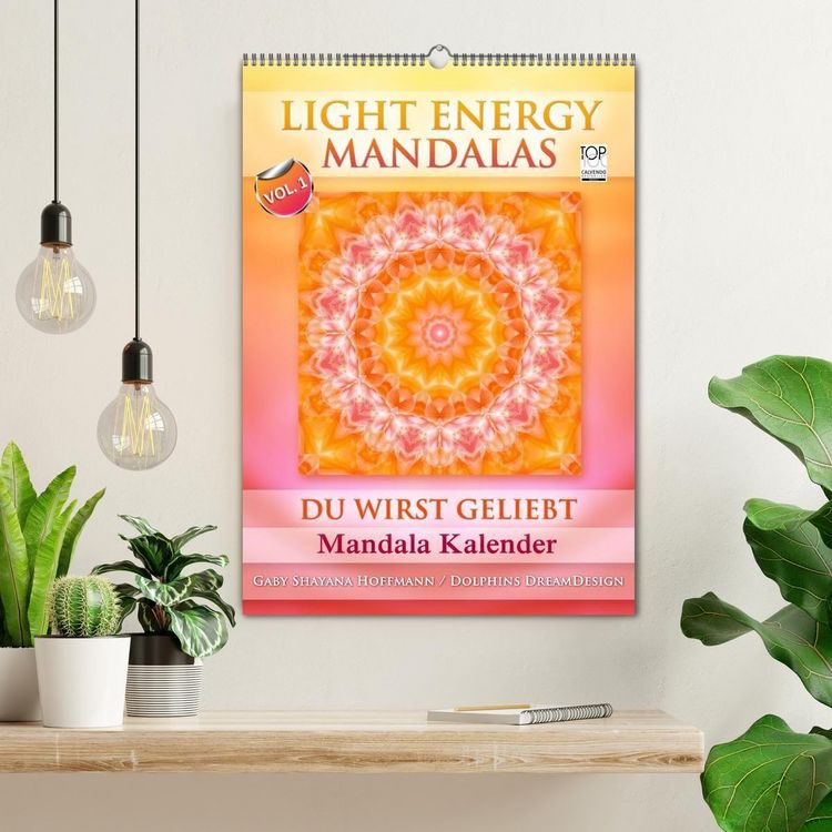 Produktbild: Light Energy Mandalas - Kalender - Vol. 1 (Wandkalender 2027 DIN A2 hoch), CALVENDO Monatskalender