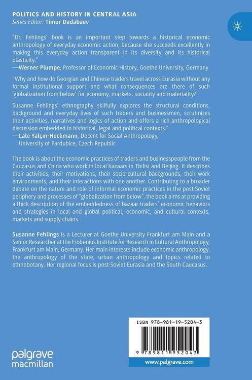 Produktbild: Traders, Informal Trade and Markets between the Caucasus and China