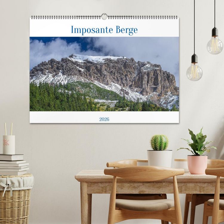 Produktbild: Imposante Berge (Wandkalender 2026 DIN A2 quer), CALVENDO Monatskalender