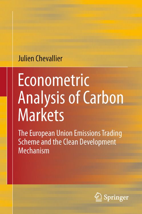 Produktbild: Econometric Analysis of Carbon Markets