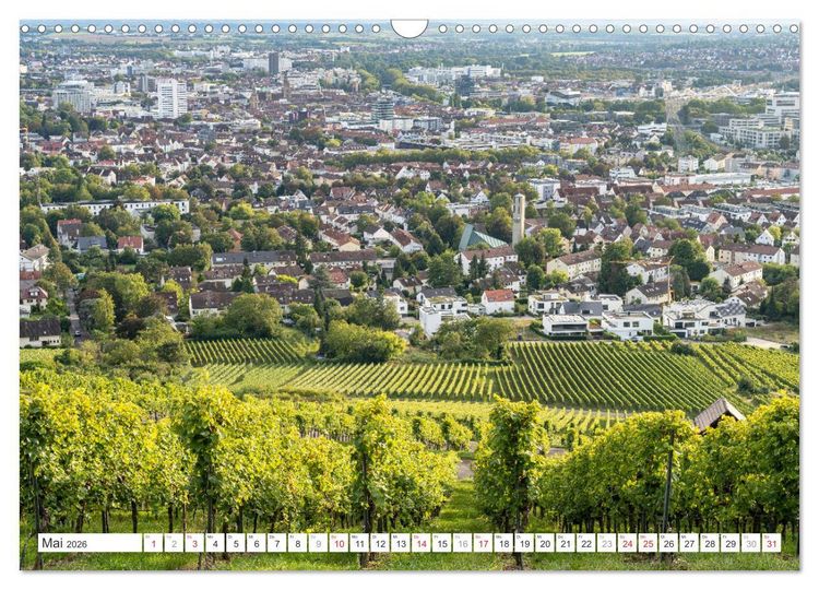 Produktbild: Baden-W&uuml;rttemberg - Heilbronn (Wandkalender 2026 DIN A3 quer), CALVENDO Monatskalender