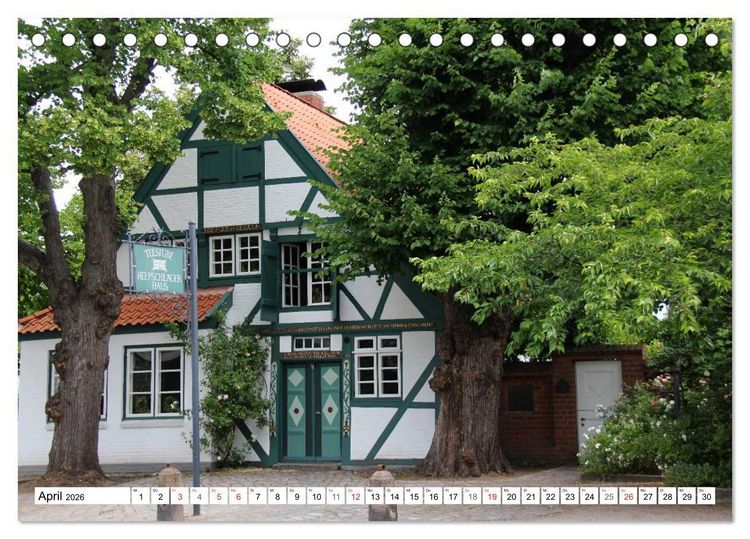 Produktbild: Wedel - Ein Spaziergang (Tischkalender 2026 DIN A5 quer), CALVENDO Monatskalender