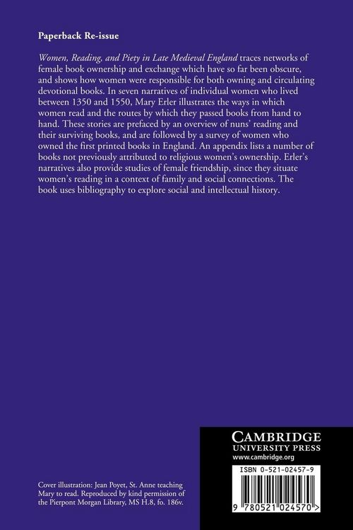 Produktbild: Women, Reading, and Piety in Late Medieval England