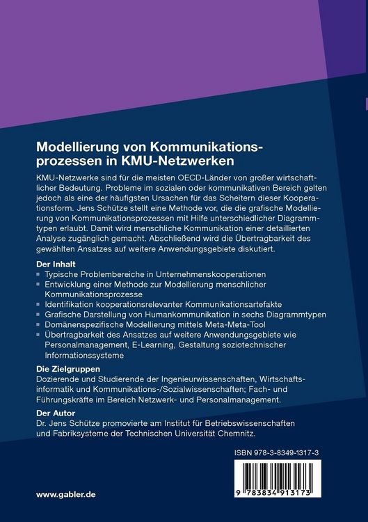Produktbild: Modellierung von Kommunikationsprozessen in KMU-Netzwerken