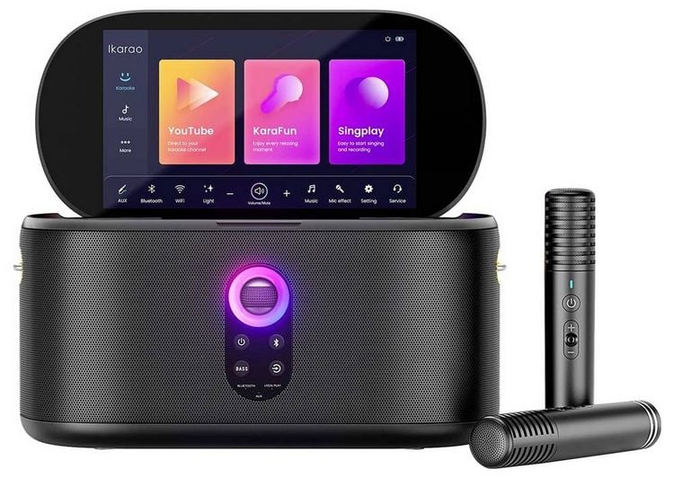 Produktbild: Ikarao Shell S1 Karaoke-Anlage Touchscreen, Inkl. Mikrofon