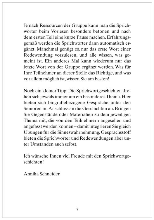 Produktbild: Geschichten voller Sprichw&ouml;rter