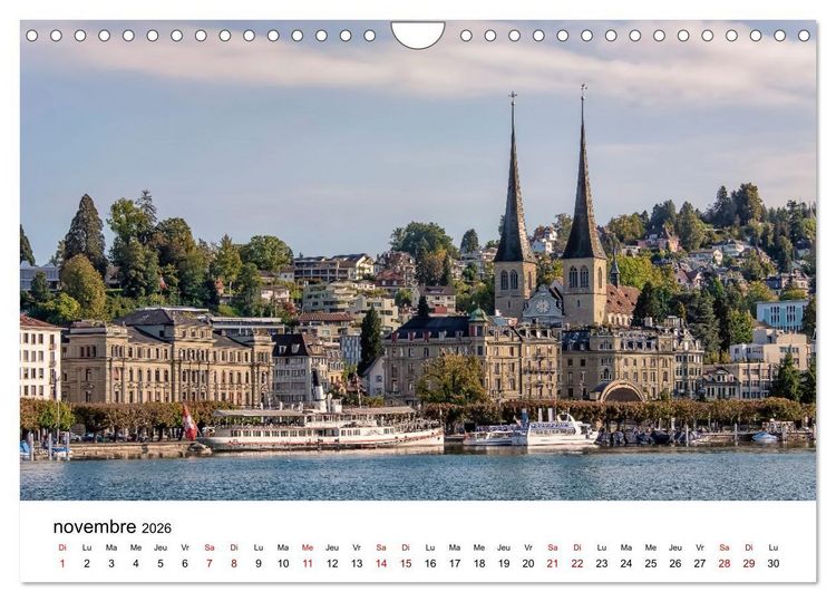 Produktbild: Visite de la Suisse (Calendrier mural 2026 DIN A4 vertical), CALVENDO calendrier mensuel